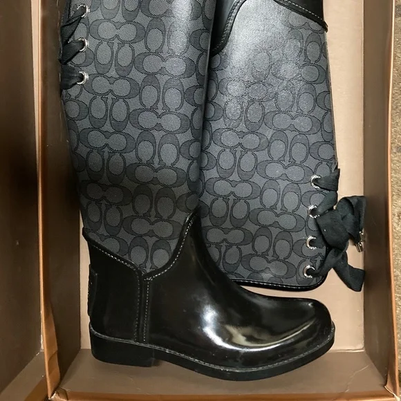 COACH Rain Boots - Picture 1 of 16